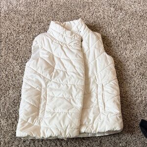 All in Motion Kids Ivory Quilted Vest